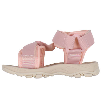 Pom Pom Sandaler - Vandring Velcro - Ljust Rose