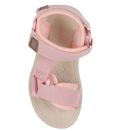 Pom Pom Sandaler - Vandring Velcro - Ljust Rose