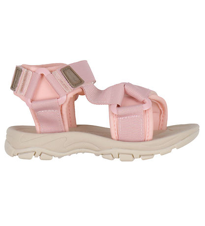 Pom Pom Sandaler - Vandring Velcro - Ljust Rose