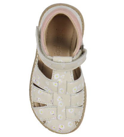 Pom Pom Sandals - Velcro - Bellis Pom Pom Sandals - Velcro - Bellis