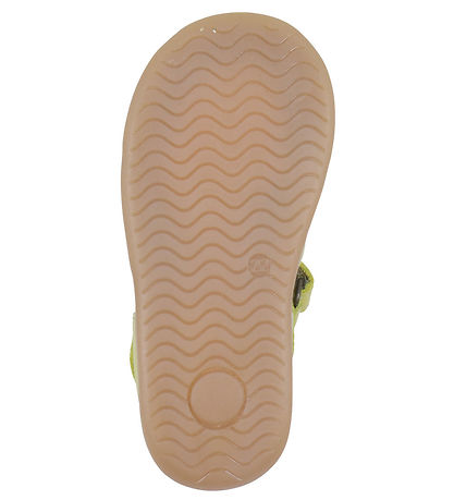 Sandales Pom Pom - Gouttes de départ Velcro - Light Lemon