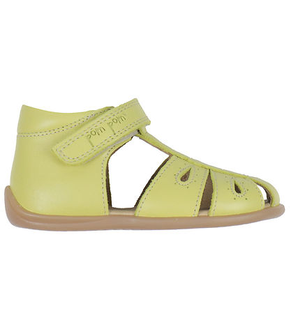 Sandales Pom Pom - Gouttes de départ Velcro - Light Lemon
