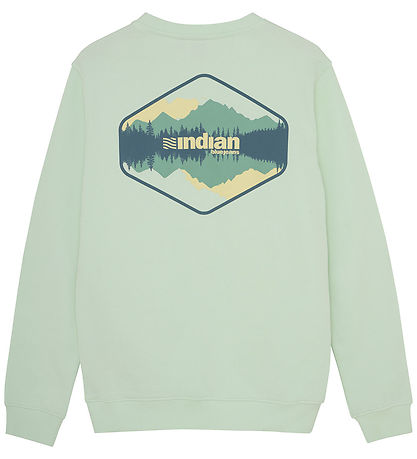 Indian Blue Jeans Sweatshirt - Fade Mint w. Print