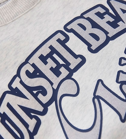 Indian Blue Jeans Sweatshirt - Melange - Cloud w. Print