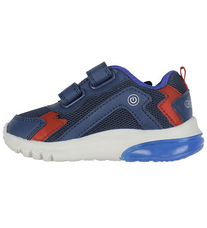 Geox Light-Up Shoes - J Ciberdron - Navy/Red