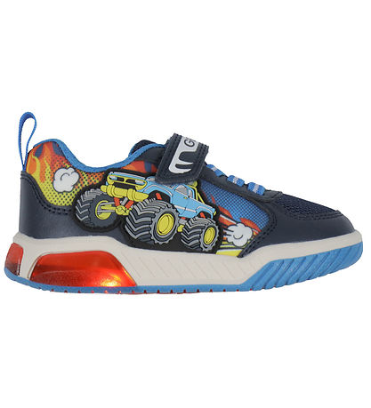 Geox Lichtgevende Schoenen - J Inek B. E - Navy/Light Blue