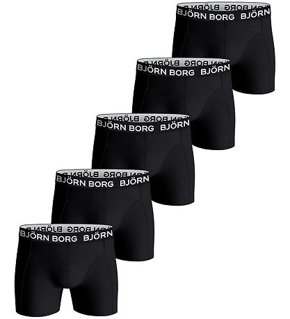Björn Borg Boxers - 5-Pack - Black Björn Borg Boxers - 5-Pack - Black