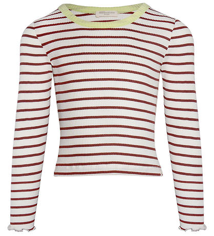 Blouse Minimalisma - Rib - Soie/Coton - Bardot - Bande d'hibiscu