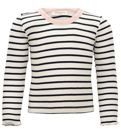 Minimalisma Blouse - Rib - Silk/Cotton - Bardot - Sailor