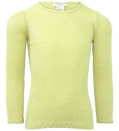 Blouse Minimalisma - Rib - Soie/Coton - Bergen - Citron