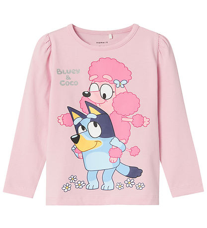 Name It Blouse - NmfOddny Bluey - Corsage w. Print Name It Blouse - NmfOddny Bluey - Corsage w. Print