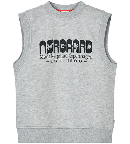 Mads Nørgaard Waistcoat - Suns - Light Grey Melange