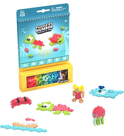 Plus-Plus Activity Pack - Puzzle Town Number - 125 pcs - The sea