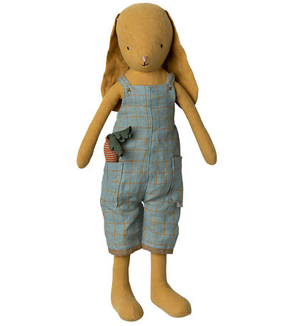 Maileg Konijn - Overall - Dusty Geel - Maat 3 Maileg Konijn - Overall - Dusty Geel - Maat 3