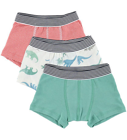 Petit Bateau Boxers - 3-Pack - Green/Red