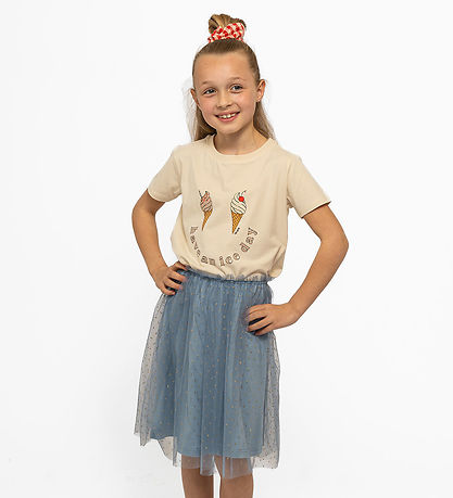 Jupe The New - Tulle - TnNarice - Ashley Blue/Gold av. Pois doré