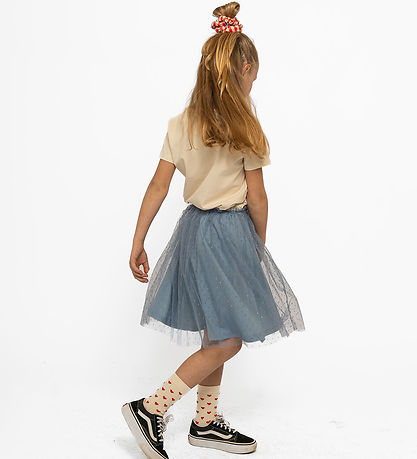 Jupe The New - Tulle - TnNarice - Ashley Blue/Gold av. Pois doré