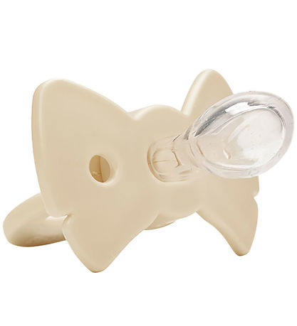Elodie Details Pacifier - Binky Bow - Oat White
