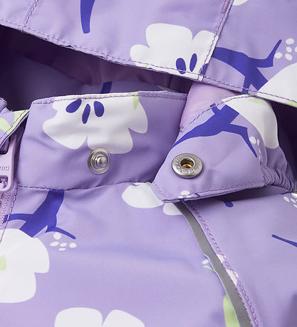 Reima Lightweight Jacket - Hot - Lilic Amethyst w. Flowers
