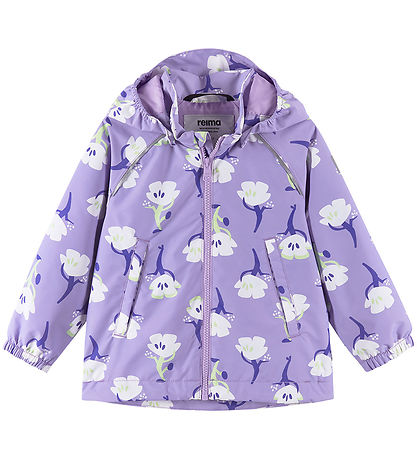 Reima Lightweight Jacket - Hot - Lilic Amethyst w. Flowers