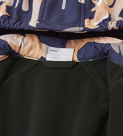 Reima Softshell föt M. Flísfóðruð - Mjosa - Dökkblátt M. Prentað Reima Softshell föt M. Flísfóðruð - Mjosa - Dökkblátt M. Prentað