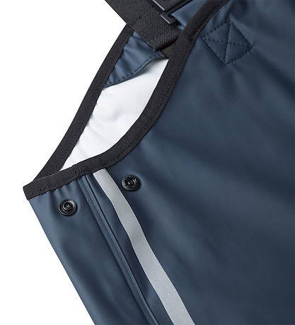 Reima Rain Pants w. Suspenders - PU - Lammikko - Navy