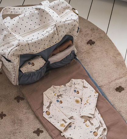 That's Mine Changing Bag - Benne Nursing Bag - Lots of Love Sky