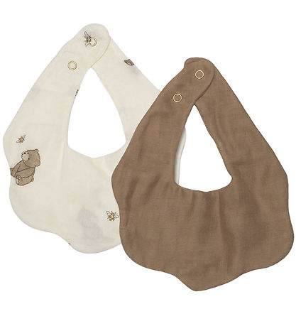 That's Mine Teething Bib - 2-Pack - Roy - Bees Duck Bears That's Mine Teething Bib - 2-Pack - Roy - Bees Duck Bears