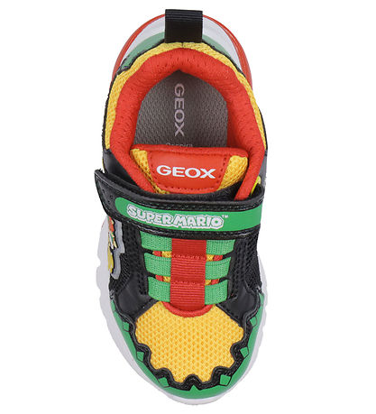 Geox Blinkande Skor - J Cyberdrone - Grön/Röd