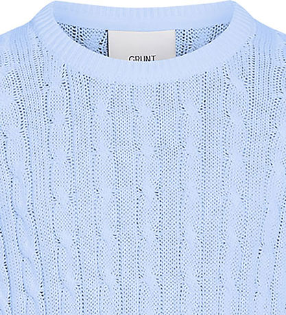 Grunt Blouse - Knitted - GrLine - Light blue
