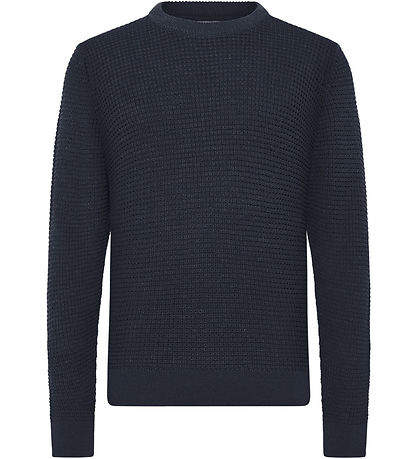 Grunt Blouse - Knitted - GrAnker - Navy