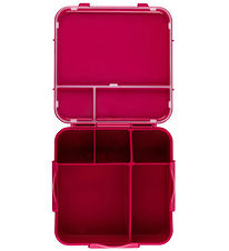 MontiiCo Lunchbox w. 5 Rum - Bento Plus - 1.3 L - Crimson MontiiCo Lunchbox w. 5 Rum - Bento Plus - 1.3 L - Crimson