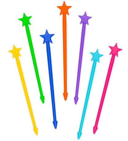 Lunch Punch Chopsticks - 7 pcs - Rainbow
