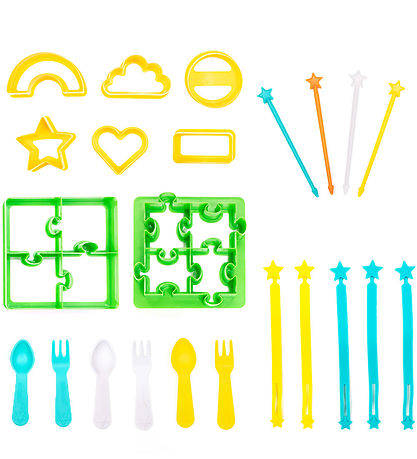 Hádegispunch Hádegisbox Aukabúnaður - Skútu og Bento Fun - 23 Pa