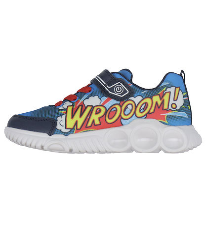 Geox Light-Up Shoes - J Wroom - Royal/Red
