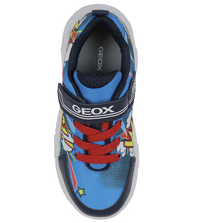 Geox Light-Up Shoes - J Wroom - Royal/Red