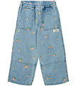 Liewood Jeans - Cesar - Ljósblár M. Ferskjur