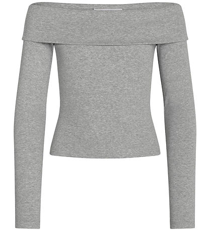 Grunt Blouse - Cropped - GrTavi - Grey Melange