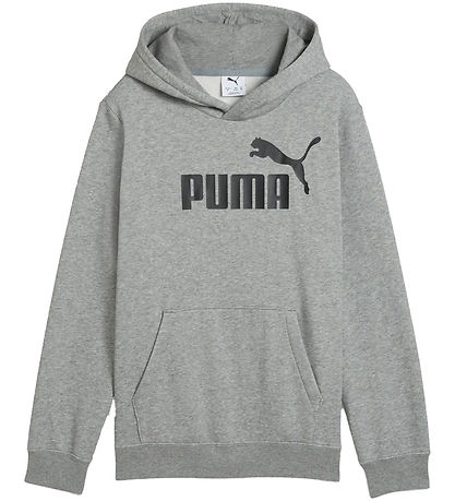Puma Hoodie - Grey Melange w. Black Puma Hoodie - Grey Melange w. Black
