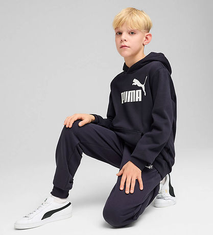 Puma Hoodie - Navy w. White