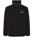 Didriksons Fleece Jacket - Teddy - Exa Half Zip - Black Didriksons Fleece Jacket - Teddy - Exa Half Zip - Black