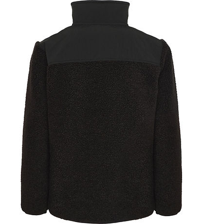 Didriksons Fleece Jacket - Teddy - Exa Half Zip - Black Didriksons Fleece Jacket - Teddy - Exa Half Zip - Black