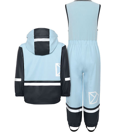 Didriksons Regenkleidung Mit Futter - Boardman - Light Sea Blue