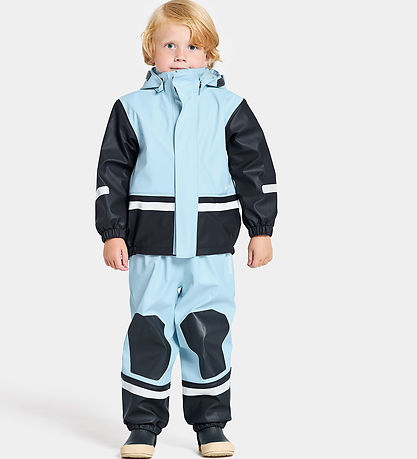 Didriksons Regenkleidung Mit Futter - Boardman - Light Sea Blue