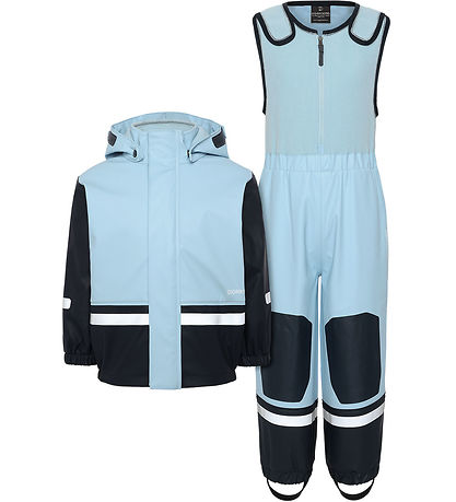 Didriksons Regenkleidung Mit Futter - Boardman - Light Sea Blue