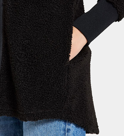 Didriksons Fleece Jacket - Teddy - Amps - Black