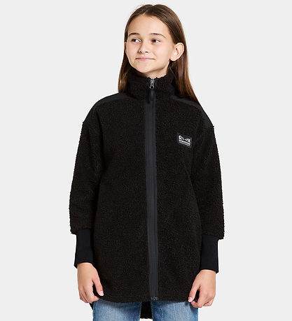 Didriksons Fleece Jacket - Teddy - Amps - Black