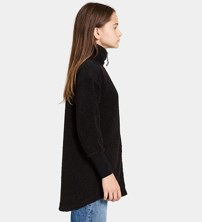 Didriksons Fleece Jacket - Teddy - Amps - Black