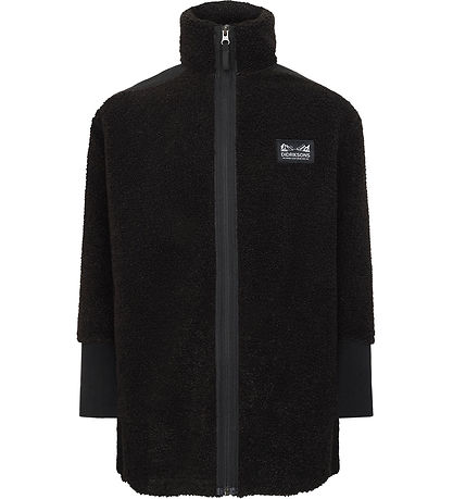 Didriksons Fleece Jacket - Teddy - Amps - Black