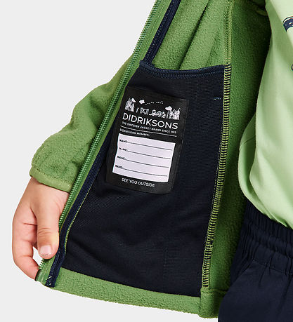 Didriksons Fleece Jacket - Nutmeg - Algae Green
